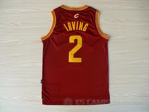 Camiseta Irving #2 Cleveland Cavaliers Rojo - Haga un click en la imagen para cerrar